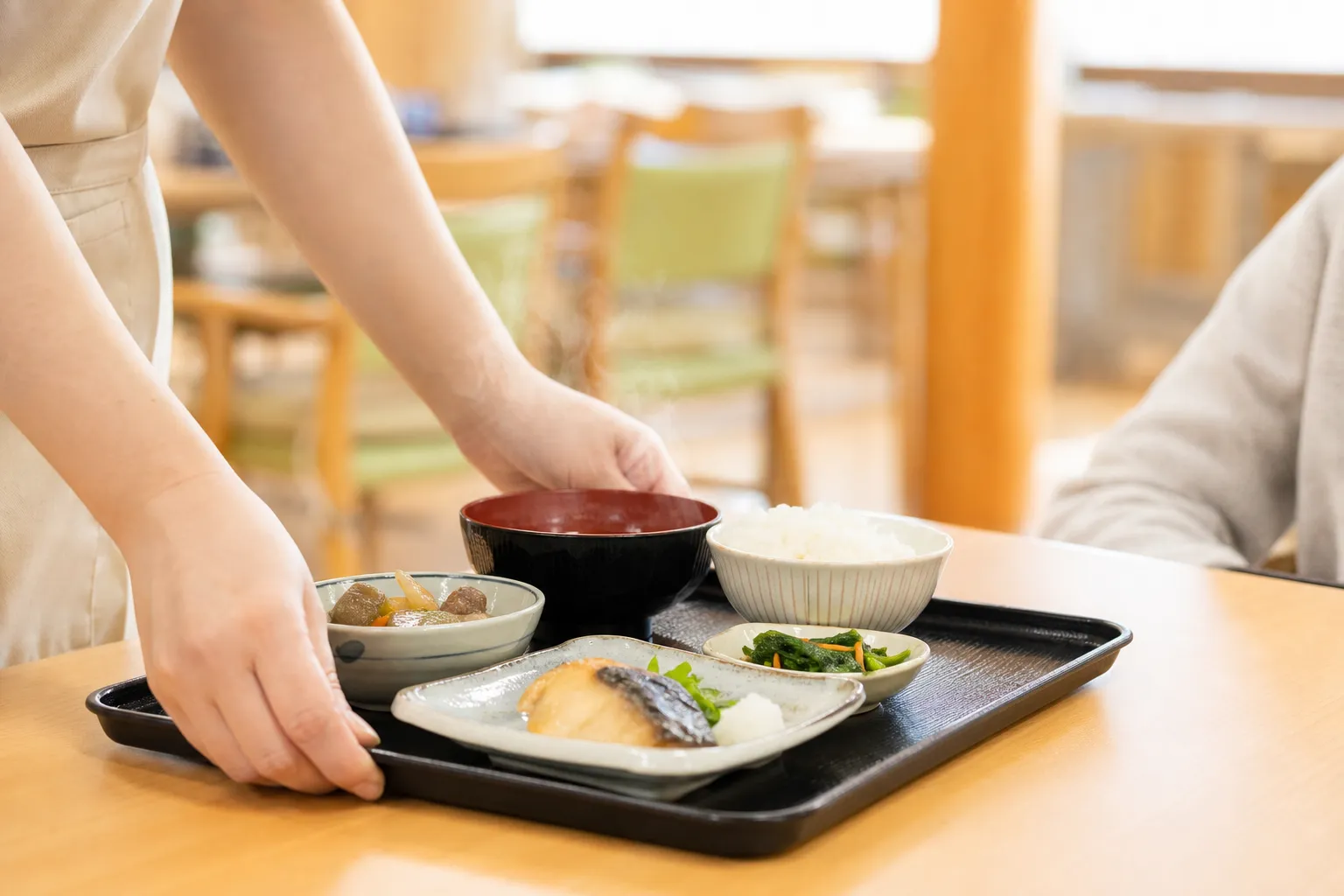 デイサービスで談笑するご利用者